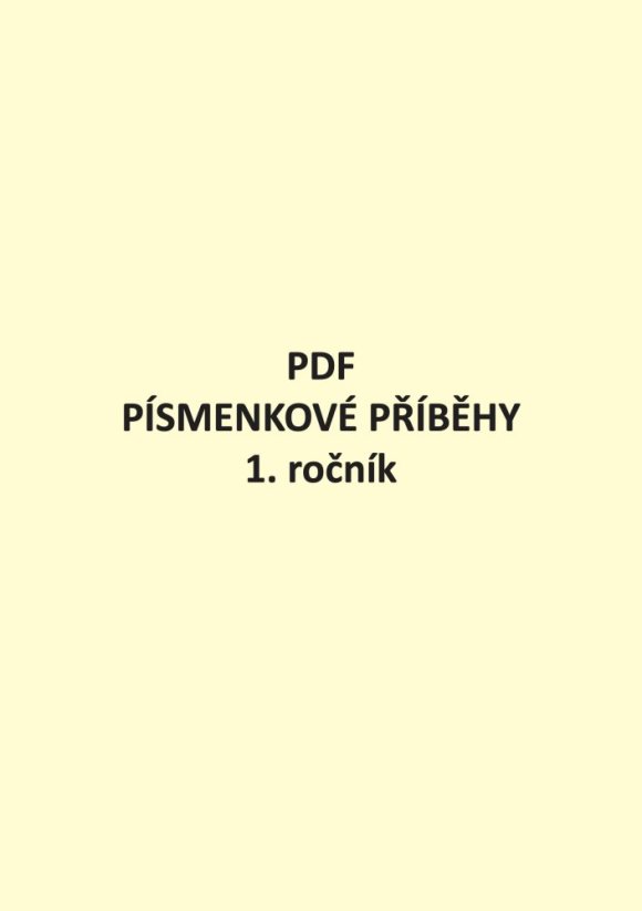 PDF – Písmenkové příběhy