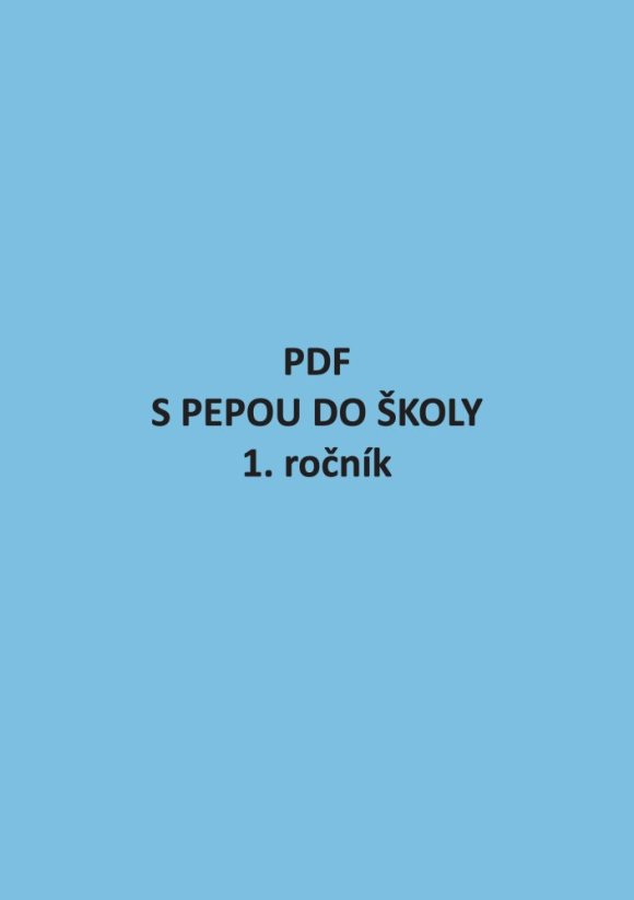 PDF – S Pepou do školy