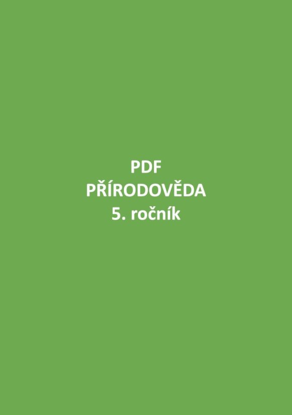 PDF – Přírodověda pro 5. ročník + metodika