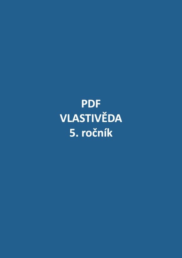 PDF – Vlastivěda pro 5. ročník