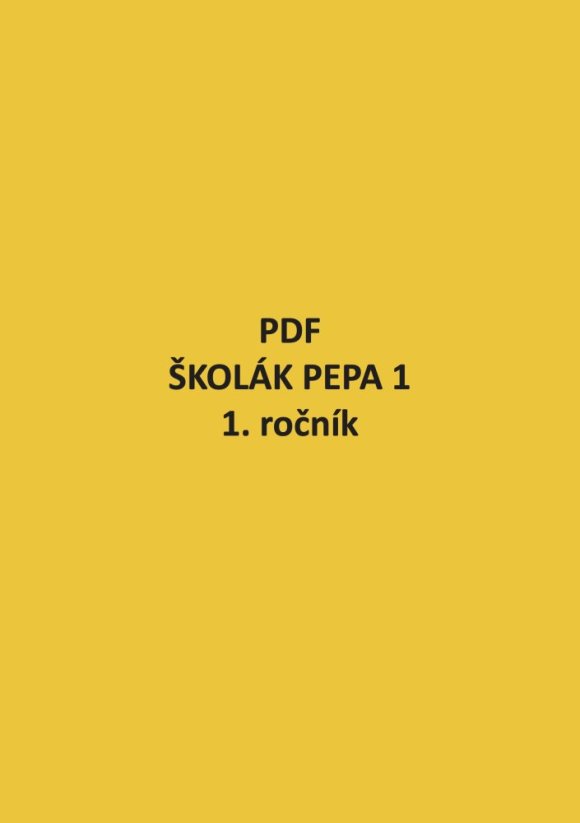 PDF – Školák Pepa 1