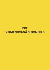 PDF – Vyjmenovaná slova od B